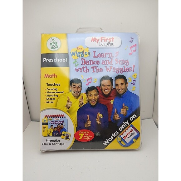 Leap Frog My First LeapPad The Wiggles Learn Dance Sing Preschool Cartridge Book - Picture 1 of 6